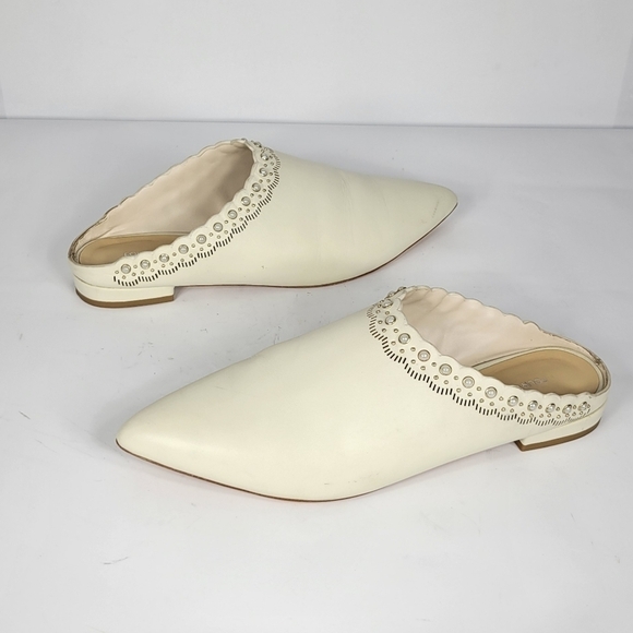 Pour La Victoire Leather Mules #674 Size 8.5 - Picture 2 of 11